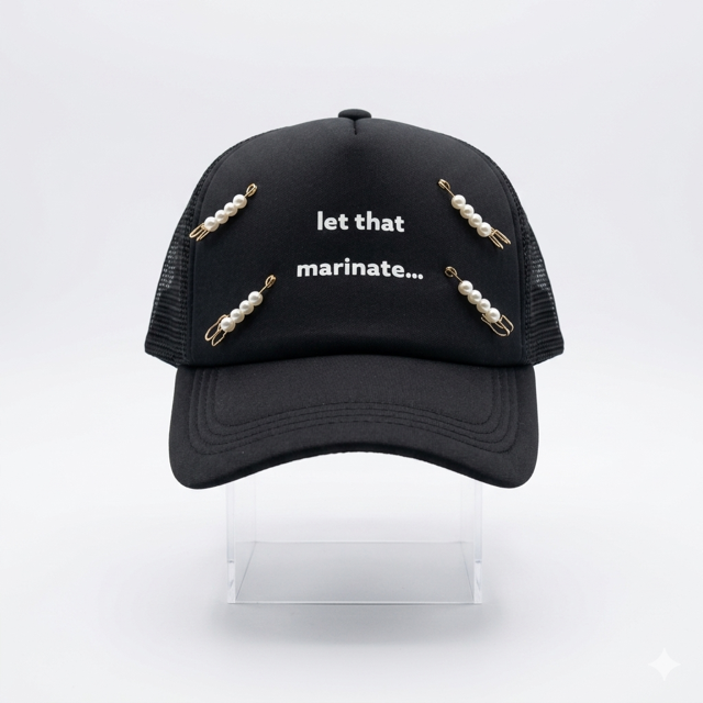 Akemi Signature Collection - Let That Marinate Trucker Hat